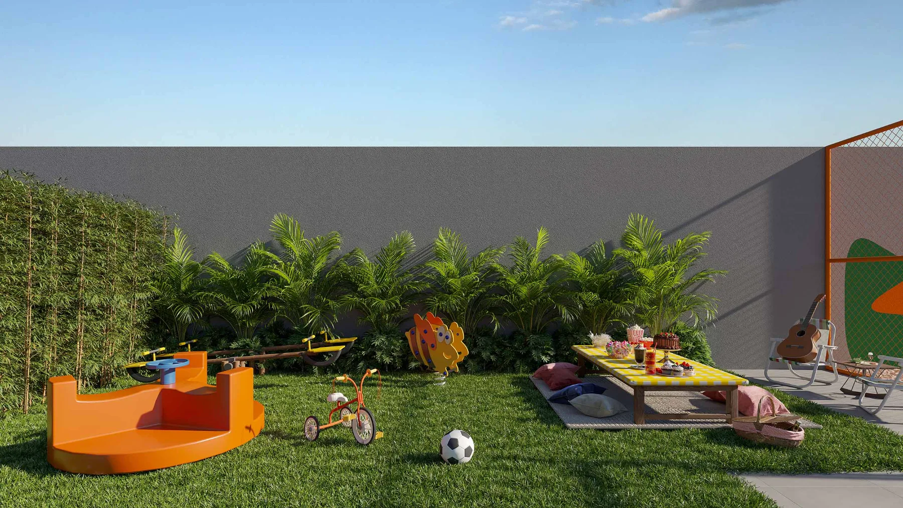 Playground e piquenique kids